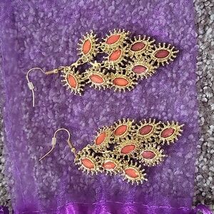 Gold Dangly Earrings